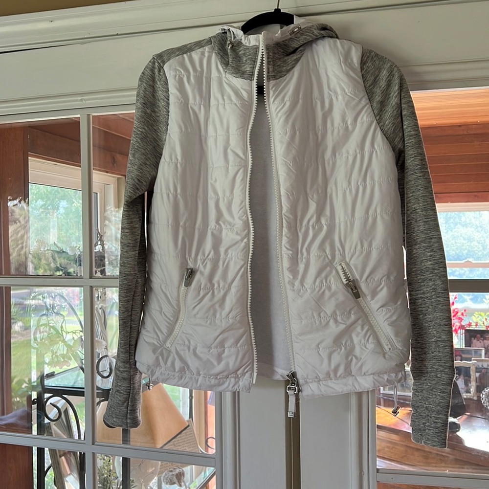 Athleta white zip jacket!